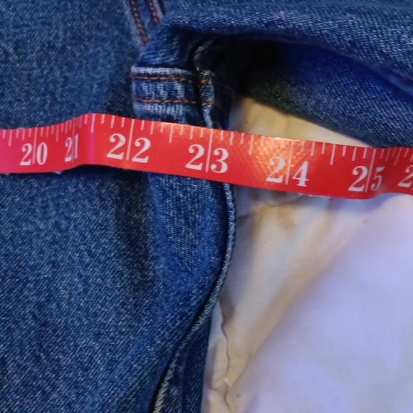 Levi's Blue Denim Trucker Jacket with Tan  Corduroy Collar - Picture 8 of 10